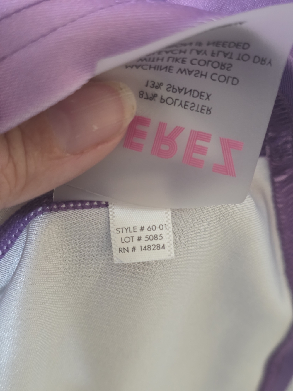MLB Purple Tank Skater Dress with Multicolor TB Logo - Picture 9 of 9